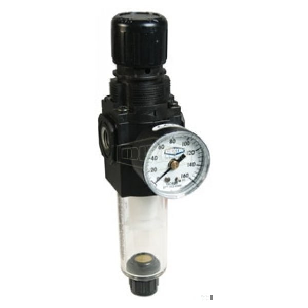 Dixon Norgren by Excelon Modular Relieving Sub-Compact Filter/Regulator with GC620 Gauge and Manual Drain B72G-2MG - main